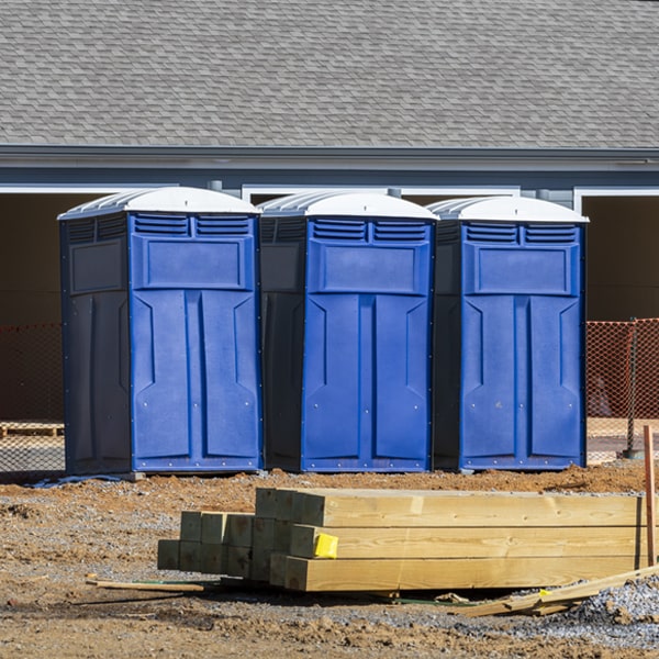 how do you dispose of waste after the porta potties have been emptied in Leesburg